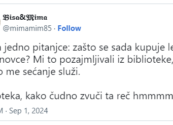 Biblioteka, kako čudno zvuči ta reč hmmmmm